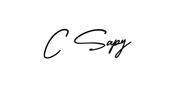 AmerikaSignatureDemo-Regular is a professional signature style that is perfect for those who want to add a touch of class to their signature. It is also a great choice for those who want to make their signature more unique. Get C Sapy name to fancy signature for free. C Sapy signature style 3 images and pictures png