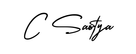 Designed for modern professionals: C Sastya name signature crafted with AmerikaSignatureDemo-Regular script. Ready for digital PDF workflows. C Sastya signature style 3 images and pictures png
