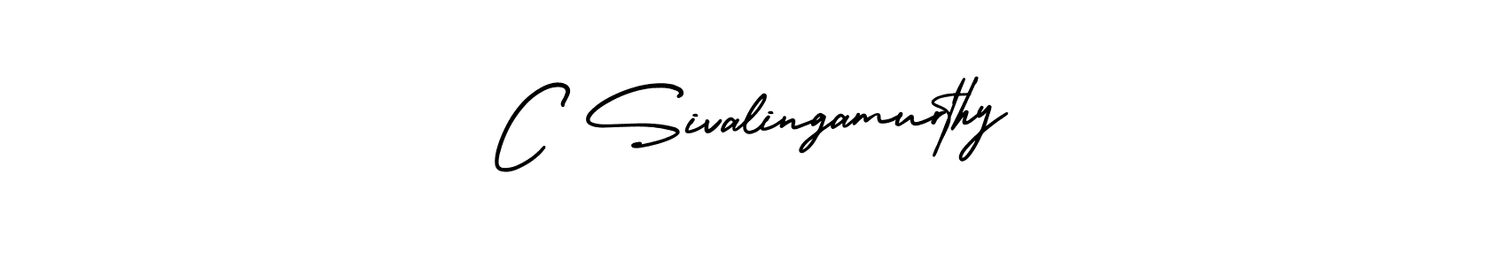 This is the best signature style for the C Sivalingamurthy name. Also you like these signature font (AmerikaSignatureDemo-Regular). Mix name signature. C Sivalingamurthy signature style 3 images and pictures png