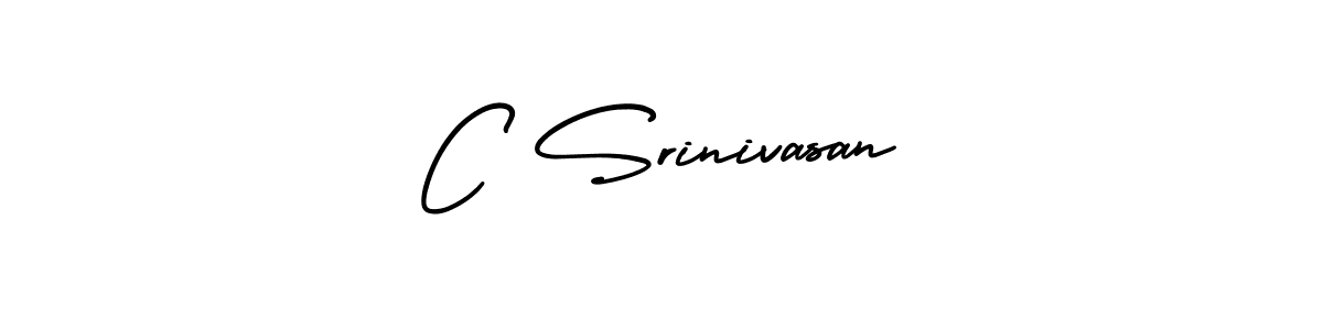 Make a beautiful signature design for name C Srinivasan. Use this online signature maker to create a handwritten signature for free. C Srinivasan signature style 3 images and pictures png