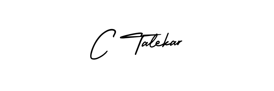 It looks lik you need a new signature style for name C Talekar. Design unique handwritten (AmerikaSignatureDemo-Regular) signature with our free signature maker in just a few clicks. C Talekar signature style 3 images and pictures png