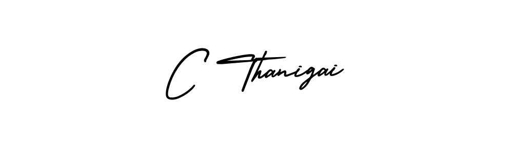 Make a beautiful signature design for name C Thanigai. Use this online signature maker to create a handwritten signature for free. C Thanigai signature style 3 images and pictures png