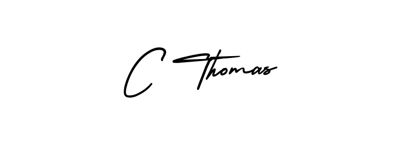 AmerikaSignatureDemo-Regular is a professional signature style that is perfect for those who want to add a touch of class to their signature. It is also a great choice for those who want to make their signature more unique. Get C Thomas name to fancy signature for free. C Thomas signature style 3 images and pictures png