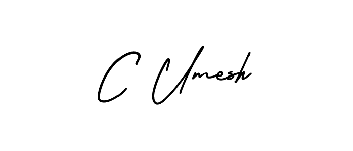Best and Professional Signature Style for C Umesh. AmerikaSignatureDemo-Regular Best Signature Style Collection. C Umesh signature style 3 images and pictures png
