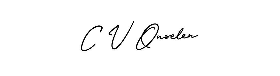 Make a beautiful signature design for name C V Onselen. Use this online signature maker to create a handwritten signature for free. C V Onselen signature style 3 images and pictures png