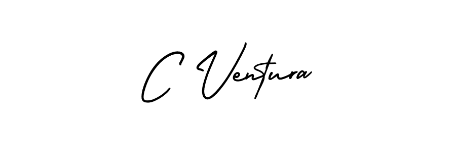 It looks lik you need a new signature style for name C Ventura. Design unique handwritten (AmerikaSignatureDemo-Regular) signature with our free signature maker in just a few clicks. C Ventura signature style 3 images and pictures png