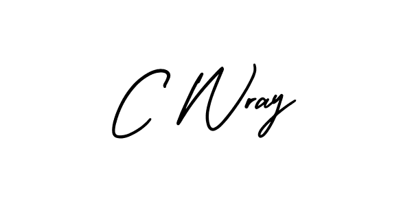 Similarly AmerikaSignatureDemo-Regular is the best handwritten signature design. Signature creator online .You can use it as an online autograph creator for name C Wray. C Wray signature style 3 images and pictures png