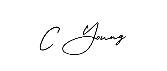 How to Draw C Young signature style? AmerikaSignatureDemo-Regular is a latest design signature styles for name C Young. C Young signature style 3 images and pictures png