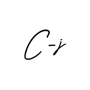 if you are searching for the best signature style for your name C-j. so please give up your signature search. here we have designed multiple signature styles  using AmerikaSignatureDemo-Regular. C-j signature style 3 images and pictures png
