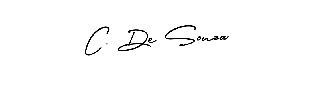 It looks lik you need a new signature style for name C. De Souza. Design unique handwritten (AmerikaSignatureDemo-Regular) signature with our free signature maker in just a few clicks. C. De Souza signature style 3 images and pictures png
