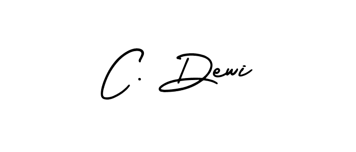 Similarly AmerikaSignatureDemo-Regular is the best handwritten signature design. Signature creator online .You can use it as an online autograph creator for name C. Dewi. C. Dewi signature style 3 images and pictures png