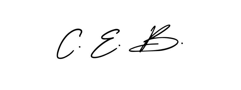 if you are searching for the best signature style for your name C. E. B.. so please give up your signature search. here we have designed multiple signature styles  using AmerikaSignatureDemo-Regular. C. E. B. signature style 3 images and pictures png