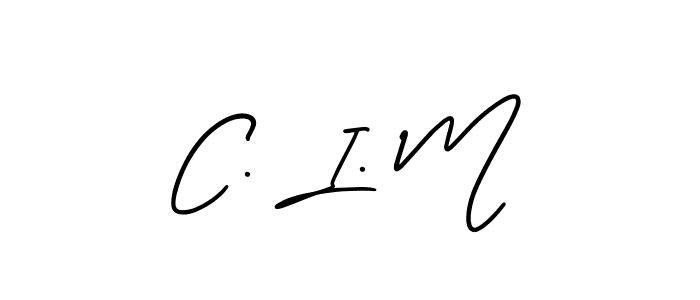 Also we have C. I. M name is the best signature style. Create professional handwritten signature collection using AmerikaSignatureDemo-Regular autograph style. C. I. M signature style 3 images and pictures png