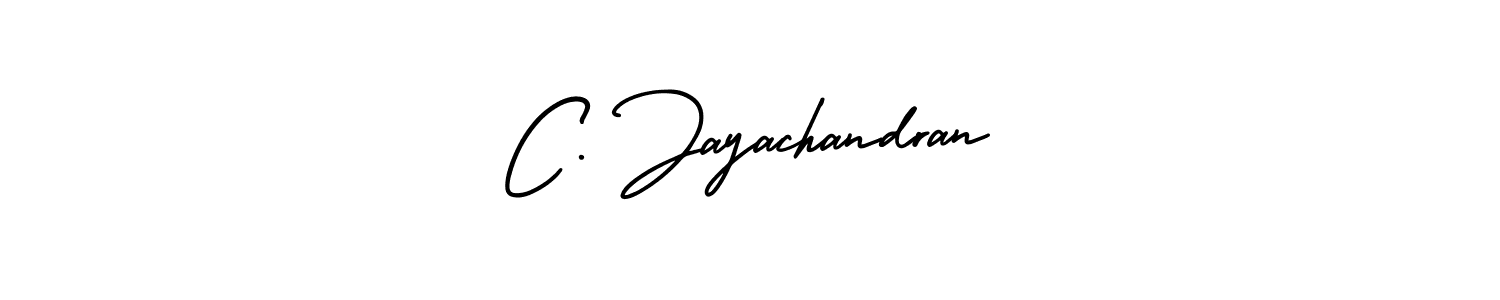 Make a short C. Jayachandran signature style. Manage your documents anywhere anytime using AmerikaSignatureDemo-Regular. Create and add eSignatures, submit forms, share and send files easily. C. Jayachandran signature style 3 images and pictures png