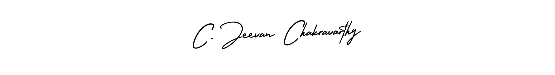 C. Jeevan Chakravarthy stylish signature style. Best Handwritten Sign (AmerikaSignatureDemo-Regular) for my name. Handwritten Signature Collection Ideas for my name C. Jeevan Chakravarthy. C. Jeevan Chakravarthy signature style 3 images and pictures png