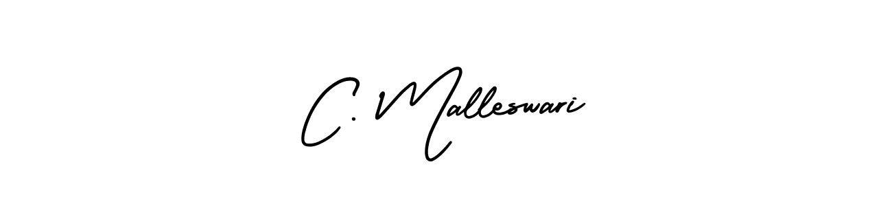 Make a beautiful signature design for name C. Malleswari. With this signature (AmerikaSignatureDemo-Regular) style, you can create a handwritten signature for free. C. Malleswari signature style 3 images and pictures png