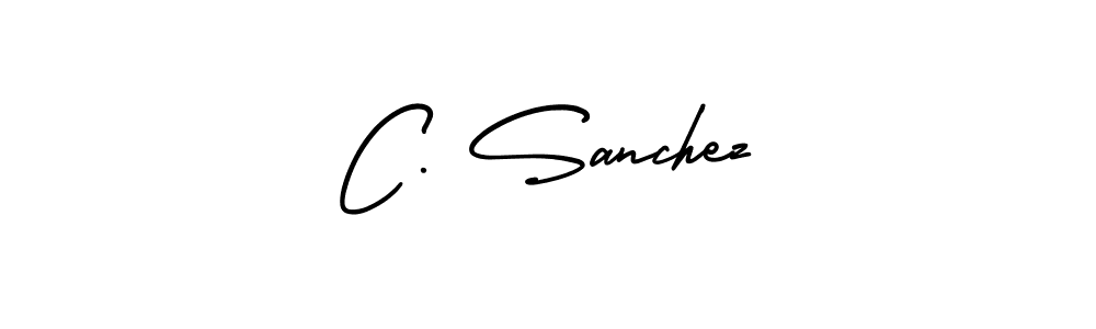 Also we have C. Sanchez name is the best signature style. Create professional handwritten signature collection using AmerikaSignatureDemo-Regular autograph style. C. Sanchez signature style 3 images and pictures png