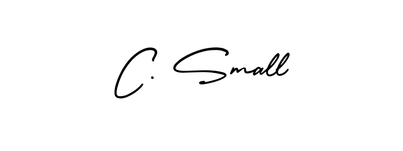 if you are searching for the best signature style for your name C. Small. so please give up your signature search. here we have designed multiple signature styles  using AmerikaSignatureDemo-Regular. C. Small signature style 3 images and pictures png