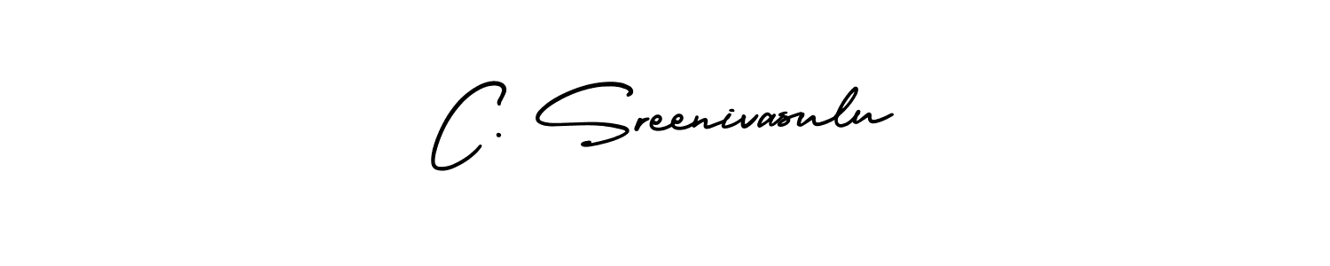 Make a beautiful signature design for name C. Sreenivasulu. Use this online signature maker to create a handwritten signature for free. C. Sreenivasulu signature style 3 images and pictures png