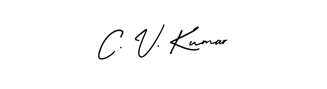 This is the best signature style for the C. V. Kumar name. Also you like these signature font (AmerikaSignatureDemo-Regular). Mix name signature. C. V. Kumar signature style 3 images and pictures png