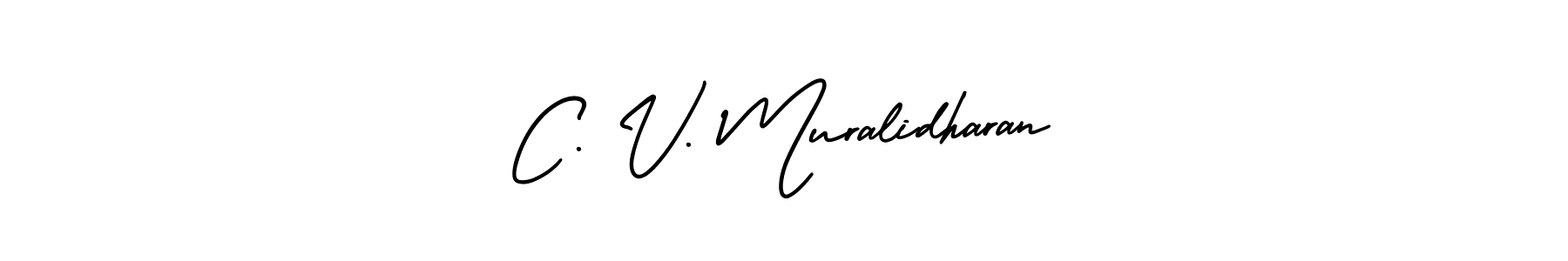 Make a beautiful signature design for name C. V. Muralidharan. Use this online signature maker to create a handwritten signature for free. C. V. Muralidharan signature style 3 images and pictures png