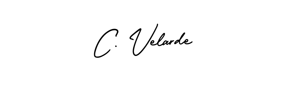 Make a beautiful signature design for name C. Velarde. Use this online signature maker to create a handwritten signature for free. C. Velarde signature style 3 images and pictures png