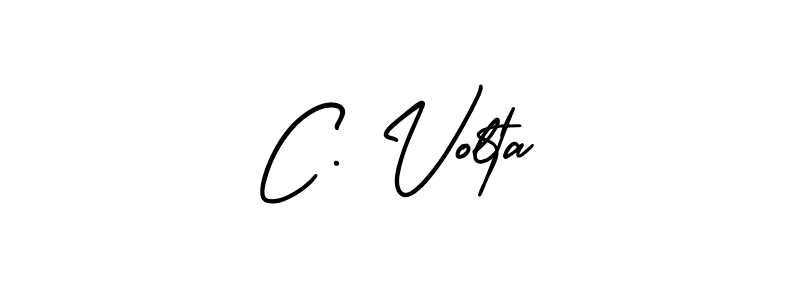 You can use this online signature creator to create a handwritten signature for the name C. Volta. This is the best online autograph maker. C. Volta signature style 3 images and pictures png