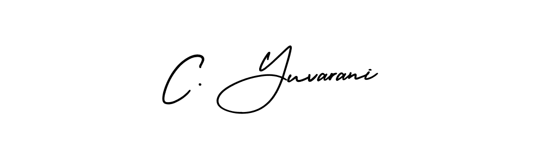 Check out images of Autograph of C. Yuvarani name. Actor C. Yuvarani Signature Style. AmerikaSignatureDemo-Regular is a professional sign style online. C. Yuvarani signature style 3 images and pictures png