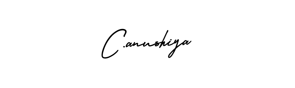 Make a short C.anushiya signature style. Manage your documents anywhere anytime using AmerikaSignatureDemo-Regular. Create and add eSignatures, submit forms, share and send files easily. C.anushiya signature style 3 images and pictures png