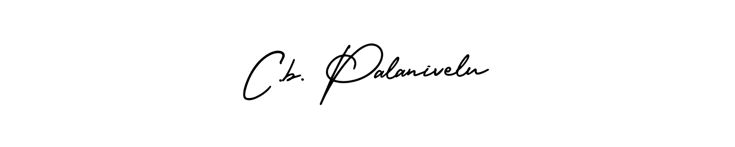 You should practise on your own different ways (AmerikaSignatureDemo-Regular) to write your name (C.b. Palanivelu) in signature. don't let someone else do it for you. C.b. Palanivelu signature style 3 images and pictures png