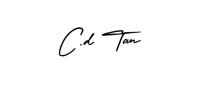 How to Draw C.d Tan signature style? AmerikaSignatureDemo-Regular is a latest design signature styles for name C.d Tan. C.d Tan signature style 3 images and pictures png