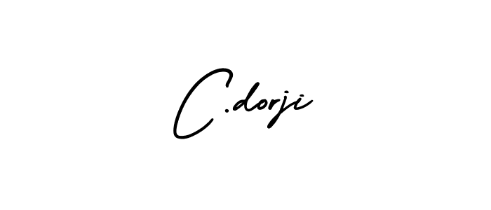How to make C.dorji name signature. Use AmerikaSignatureDemo-Regular style for creating short signs online. This is the latest handwritten sign. C.dorji signature style 3 images and pictures png