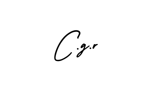 How to make C.g.r name signature. Use AmerikaSignatureDemo-Regular style for creating short signs online. This is the latest handwritten sign. C.g.r signature style 3 images and pictures png