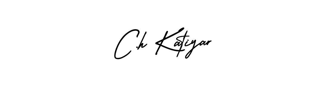 AmerikaSignatureDemo-Regular is a professional signature style that is perfect for those who want to add a touch of class to their signature. It is also a great choice for those who want to make their signature more unique. Get C.h Katiyar name to fancy signature for free. C.h Katiyar signature style 3 images and pictures png