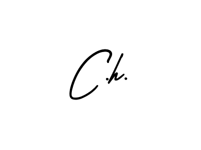 C.h. stylish signature style. Best Handwritten Sign (AmerikaSignatureDemo-Regular) for my name. Handwritten Signature Collection Ideas for my name C.h.. C.h. signature style 3 images and pictures png