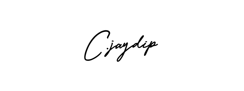 Also we have C.jaydip name is the best signature style. Create professional handwritten signature collection using AmerikaSignatureDemo-Regular autograph style. C.jaydip signature style 3 images and pictures png