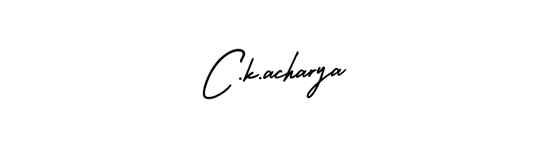 Make a beautiful signature design for name C.k.acharya. Use this online signature maker to create a handwritten signature for free. C.k.acharya signature style 3 images and pictures png