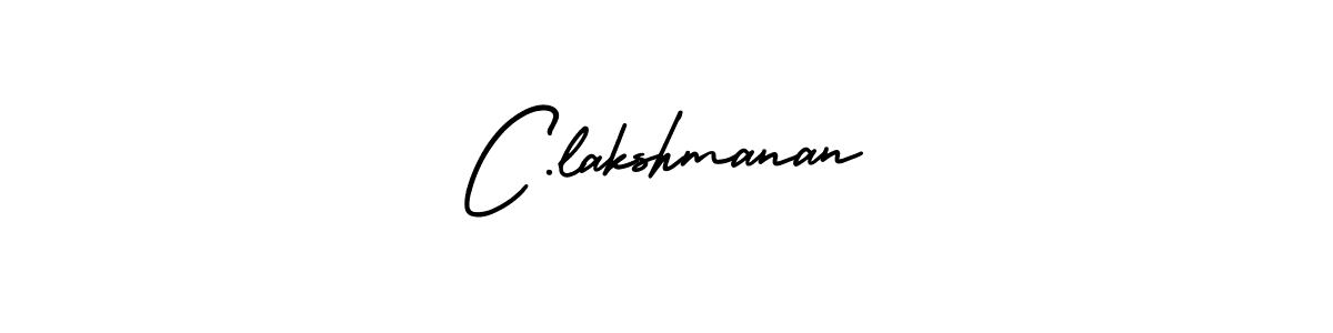 How to make C.lakshmanan signature? AmerikaSignatureDemo-Regular is a professional autograph style. Create handwritten signature for C.lakshmanan name. C.lakshmanan signature style 3 images and pictures png