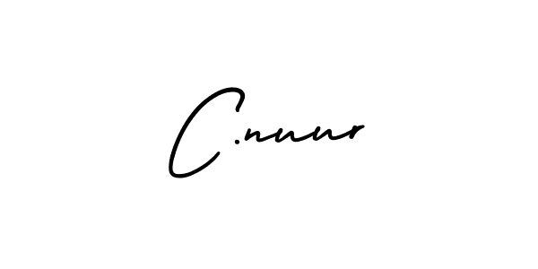 Use a signature maker to create a handwritten signature online. With this signature software, you can design (AmerikaSignatureDemo-Regular) your own signature for name C.nuur. C.nuur signature style 3 images and pictures png