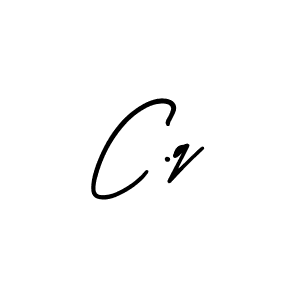 Create a beautiful signature design for name C.q. With this signature (AmerikaSignatureDemo-Regular) fonts, you can make a handwritten signature for free. C.q signature style 3 images and pictures png