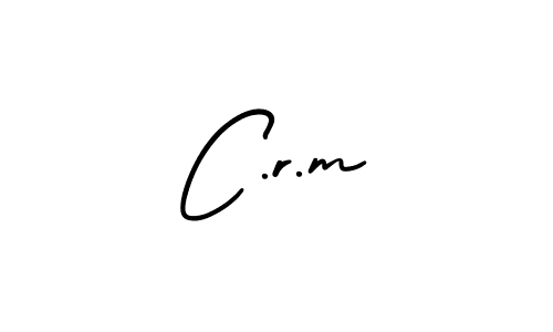 How to Draw C.r.m signature style? AmerikaSignatureDemo-Regular is a latest design signature styles for name C.r.m. C.r.m signature style 3 images and pictures png