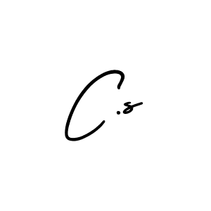 How to make C.s name signature. Use AmerikaSignatureDemo-Regular style for creating short signs online. This is the latest handwritten sign. C.s signature style 3 images and pictures png