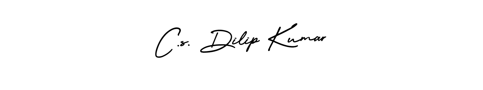 How to make C.s. Dilip Kumar name signature. Use AmerikaSignatureDemo-Regular style for creating short signs online. This is the latest handwritten sign. C.s. Dilip Kumar signature style 3 images and pictures png