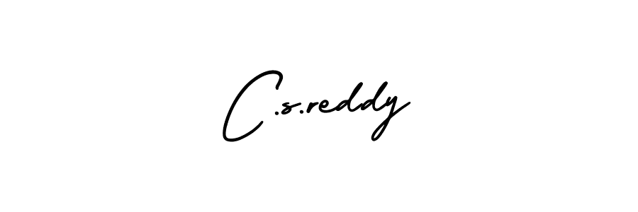 Also You can easily find your signature by using the search form. We will create C.s.reddy name handwritten signature images for you free of cost using AmerikaSignatureDemo-Regular sign style. C.s.reddy signature style 3 images and pictures png