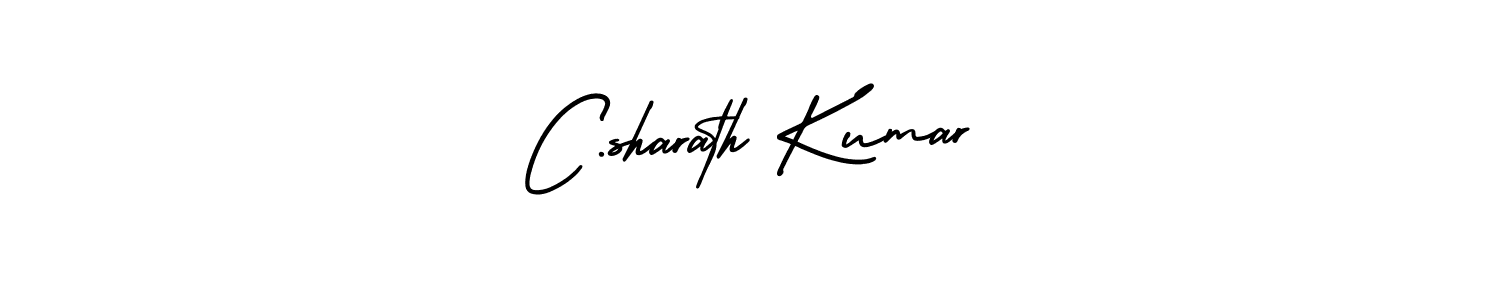 Create a beautiful signature design for name C.sharath Kumar. With this signature (AmerikaSignatureDemo-Regular) fonts, you can make a handwritten signature for free. C.sharath Kumar signature style 3 images and pictures png