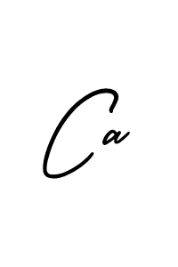 Design your own signature with our free online signature maker. With this signature software, you can create a handwritten (AmerikaSignatureDemo-Regular) signature for name Ca. Ca signature style 3 images and pictures png