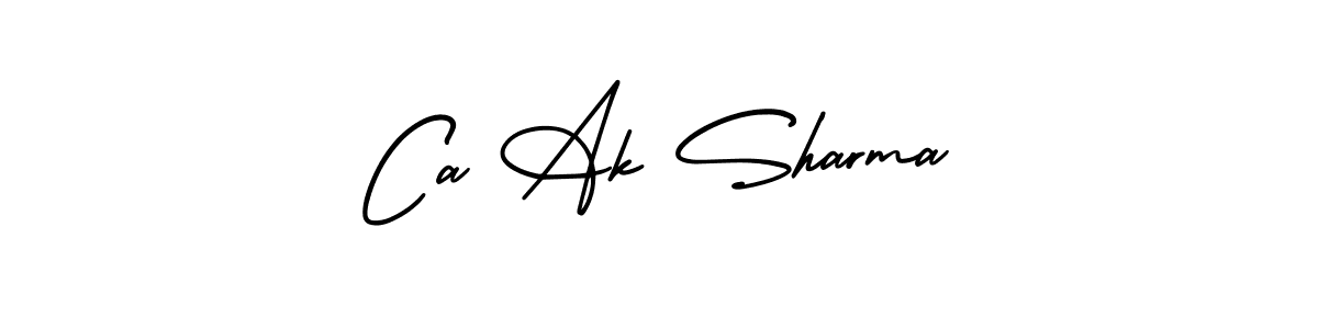 Also we have Ca Ak Sharma name is the best signature style. Create professional handwritten signature collection using AmerikaSignatureDemo-Regular autograph style. Ca Ak Sharma signature style 3 images and pictures png