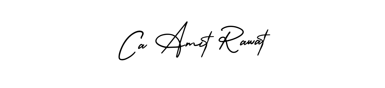Ca Amit Rawat stylish signature style. Best Handwritten Sign (AmerikaSignatureDemo-Regular) for my name. Handwritten Signature Collection Ideas for my name Ca Amit Rawat. Ca Amit Rawat signature style 3 images and pictures png