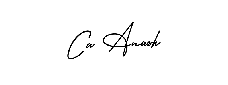 Also You can easily find your signature by using the search form. We will create Ca Anash name handwritten signature images for you free of cost using AmerikaSignatureDemo-Regular sign style. Ca Anash signature style 3 images and pictures png
