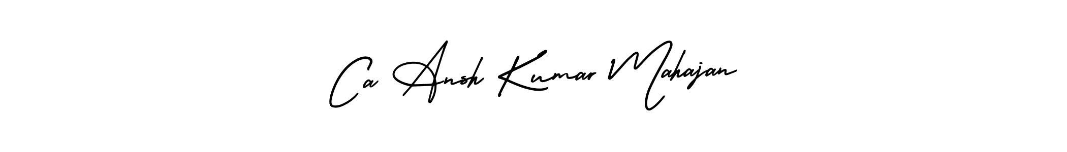 It looks lik you need a new signature style for name Ca Ansh Kumar Mahajan. Design unique handwritten (AmerikaSignatureDemo-Regular) signature with our free signature maker in just a few clicks. Ca Ansh Kumar Mahajan signature style 3 images and pictures png